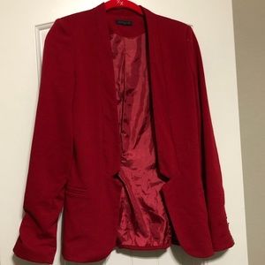 Red blazer